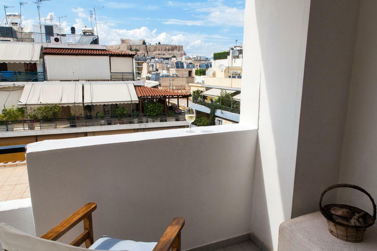 Balcony With Acropolis View Apartment Athens Exterior photo